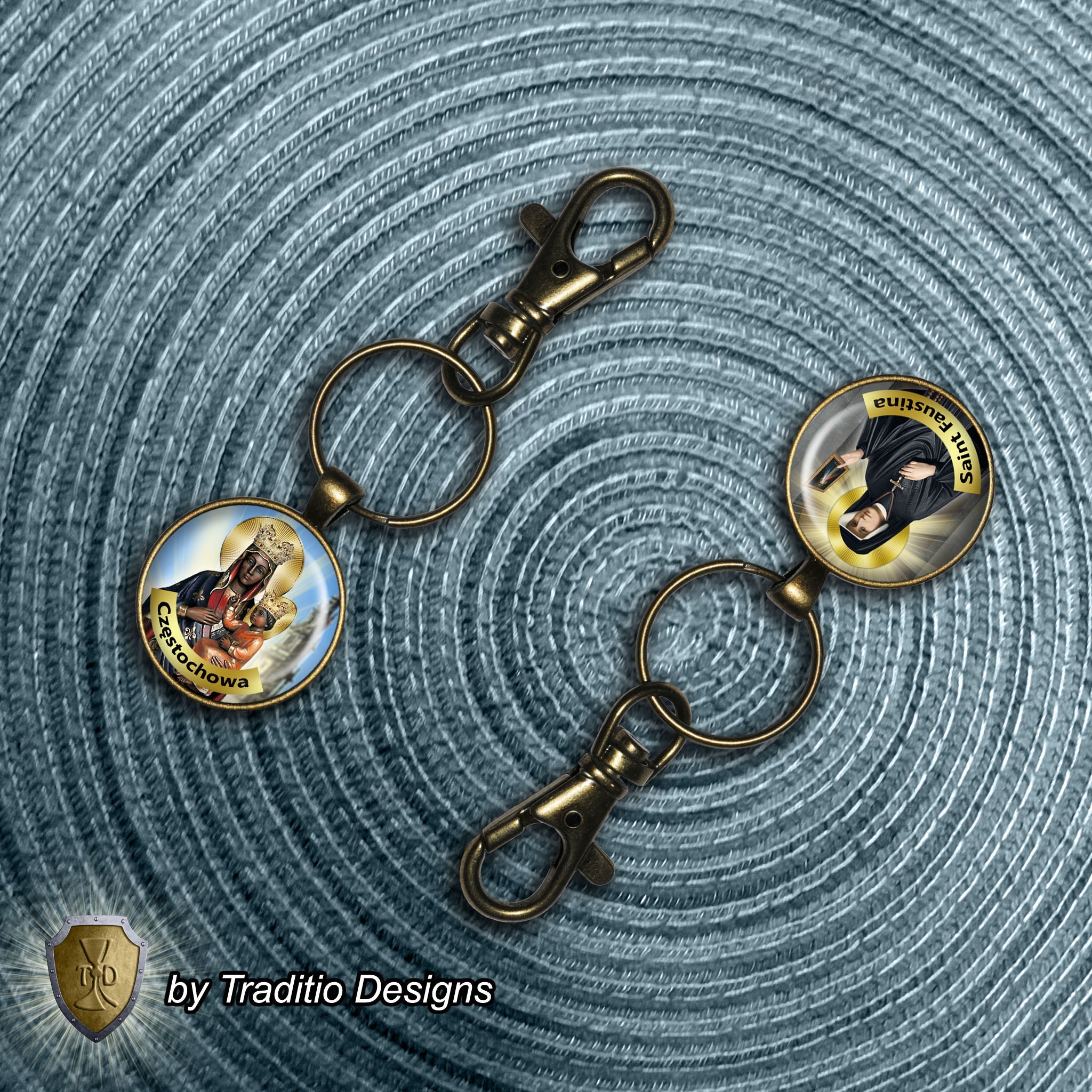 One-Sided Keychains