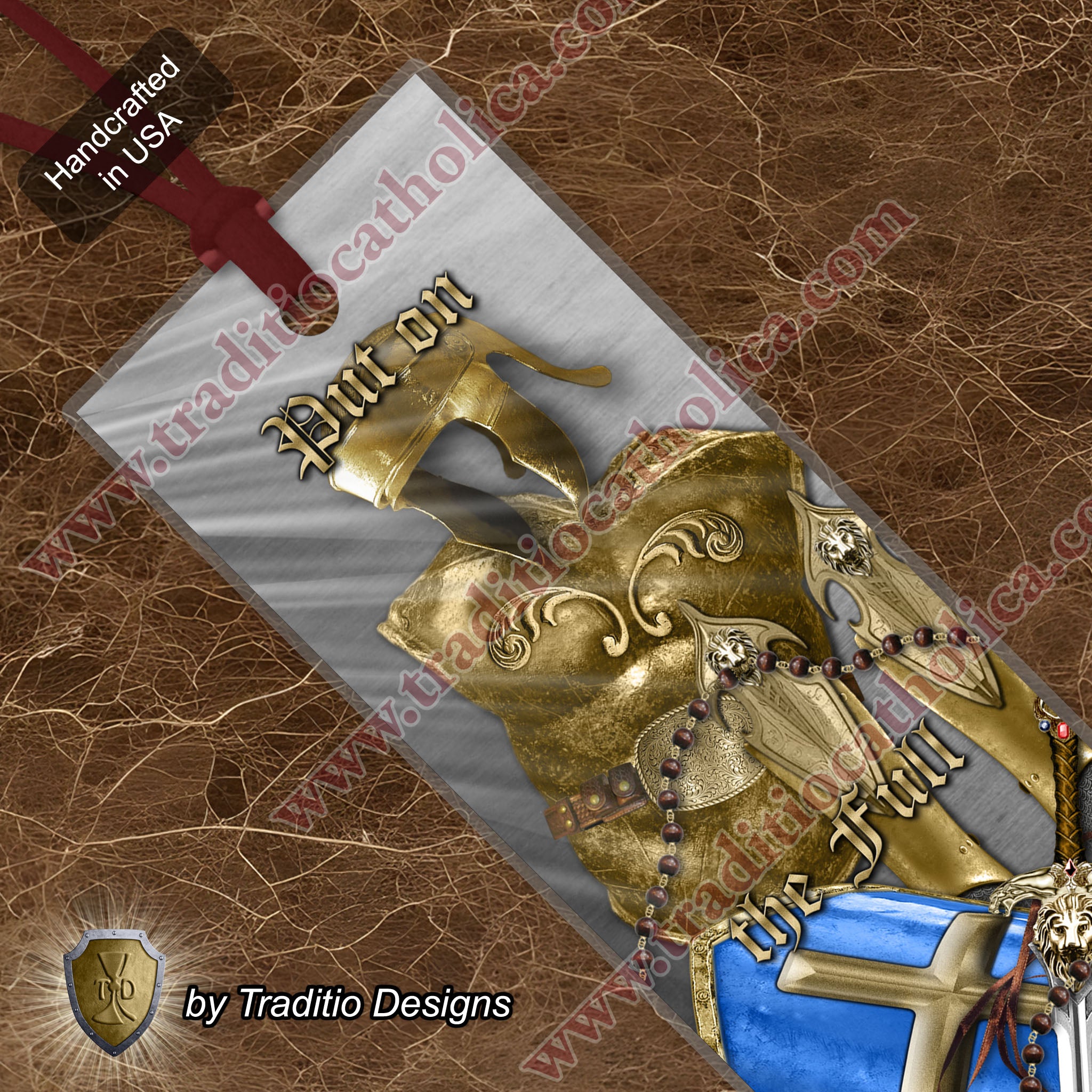 Ephesians 6:13-19 Armor of God Bookmark | St. Dominic Quote | 2 x 7-inch