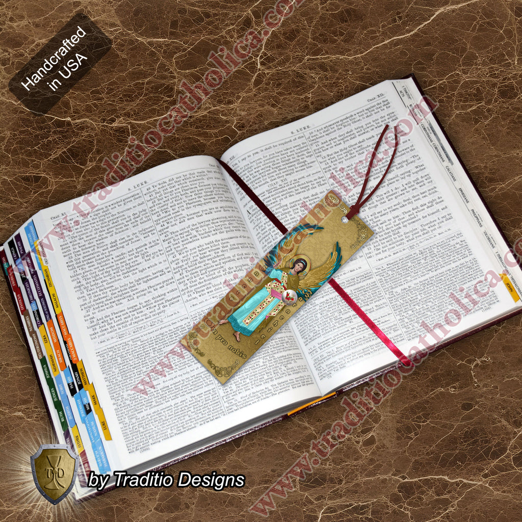 St. Barachiel the Archangel Bookmark | Orthodox Icon Style | 2 x 7-inch