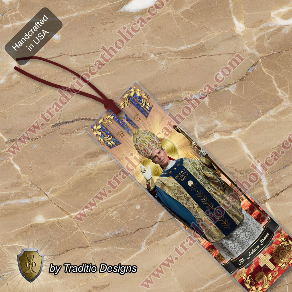 Bl. Fulton J. Sheen Quote Bookmark | "Peace of Soul" Edition | 2 x 7-inch