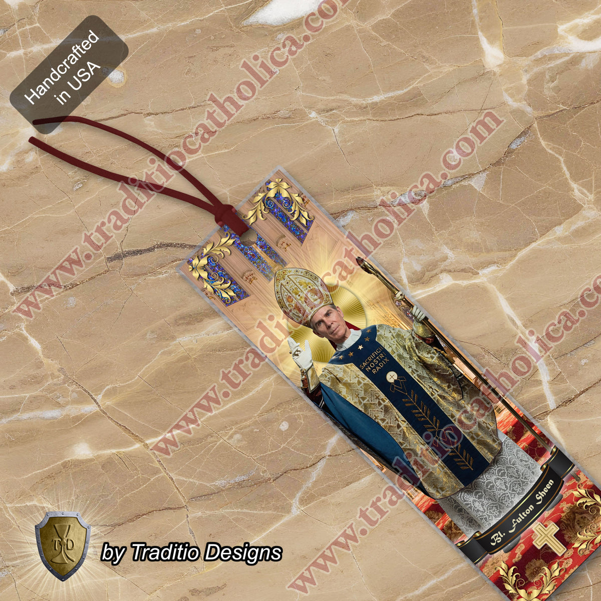 Bl. Fulton J. Sheen Quote Bookmark | "Peace of Soul" Edition | 2 x 7-inch