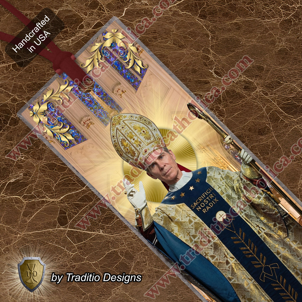 Bl. Fulton J. Sheen Quote Bookmark | "Peace of Soul" Edition | 2 x 7-inch