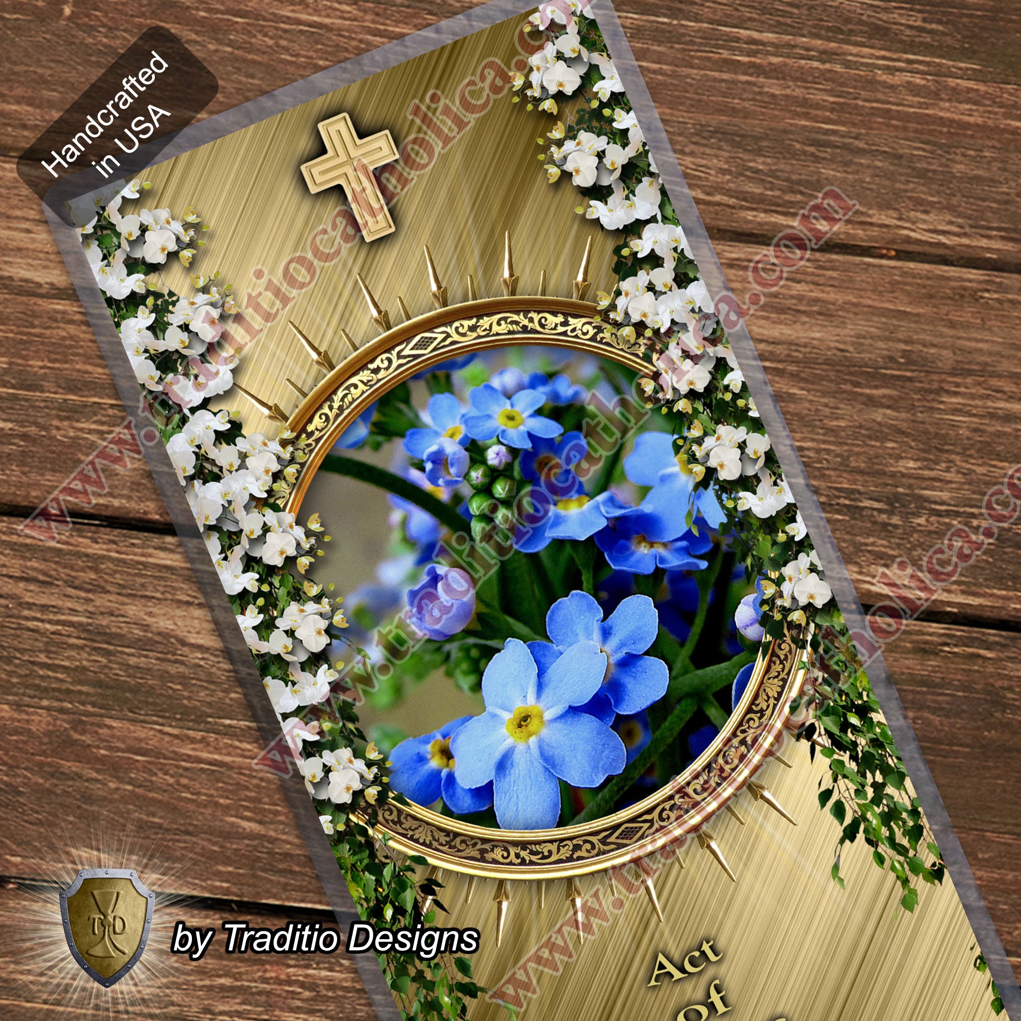 Act of Hope | Persistent Plea for Divine Remembrance | Laminated Floral Botanical Design