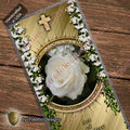 Act of Humility | Purity Without Pride & Spiritual Healing | Laminated Floral Botanical Design