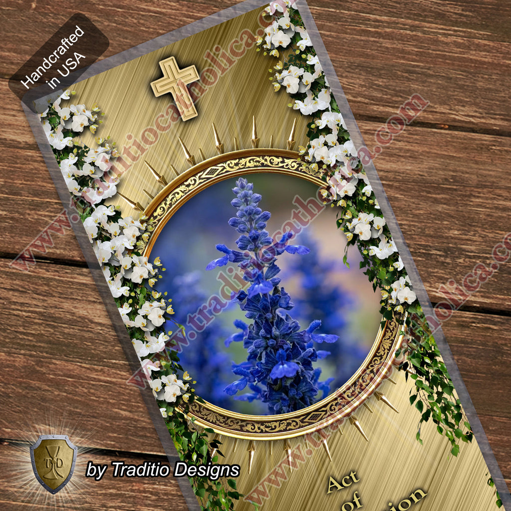 Act of Intercession | Rising Prayer & Compassion for the World | Laminated Floral Botanical Design