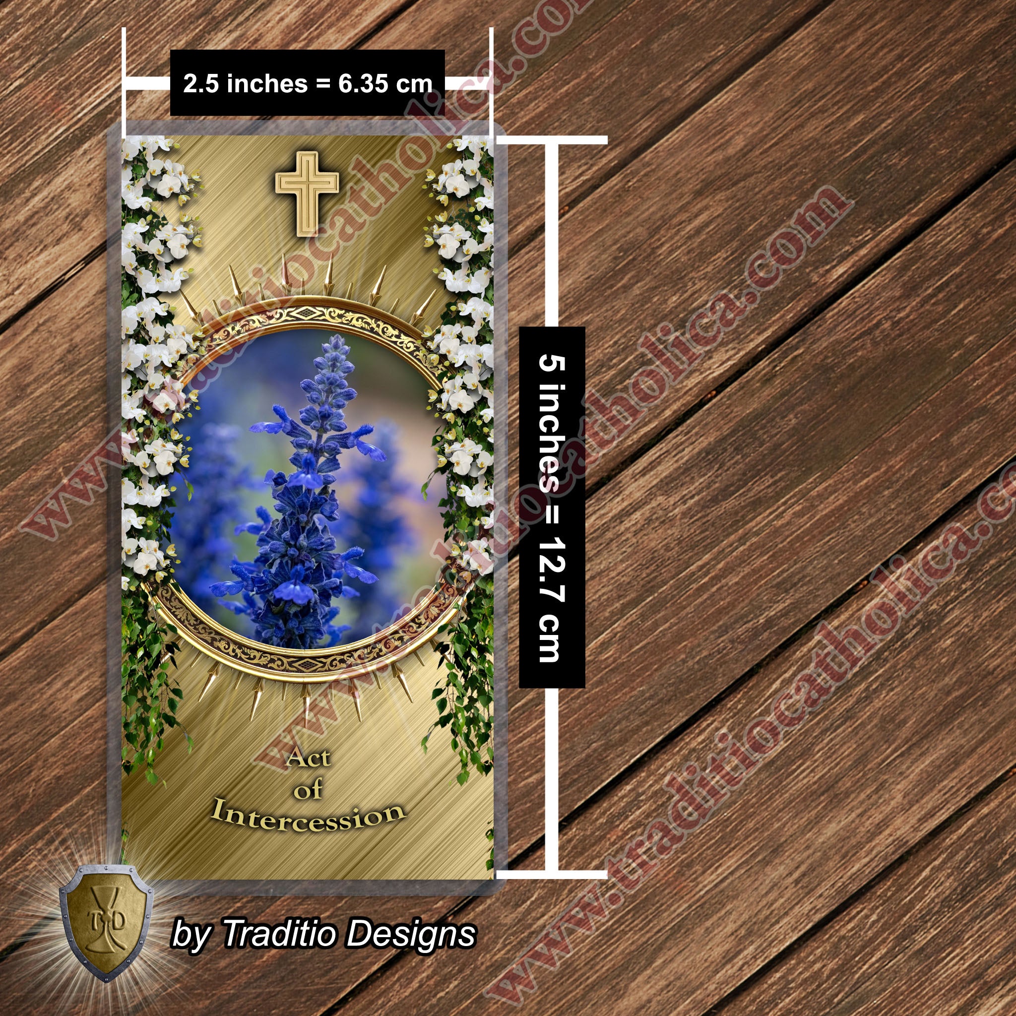 Act of Intercession | Rising Prayer & Compassion for the World | Laminated Floral Botanical Design