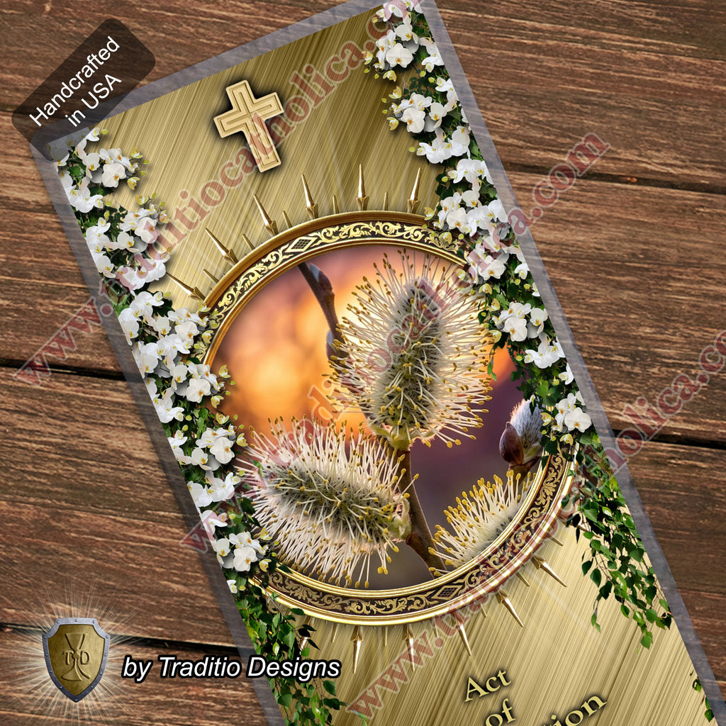 Act of Resignation | Holy Submission & Flexibility of Spirit | Laminated Floral Botanical Design