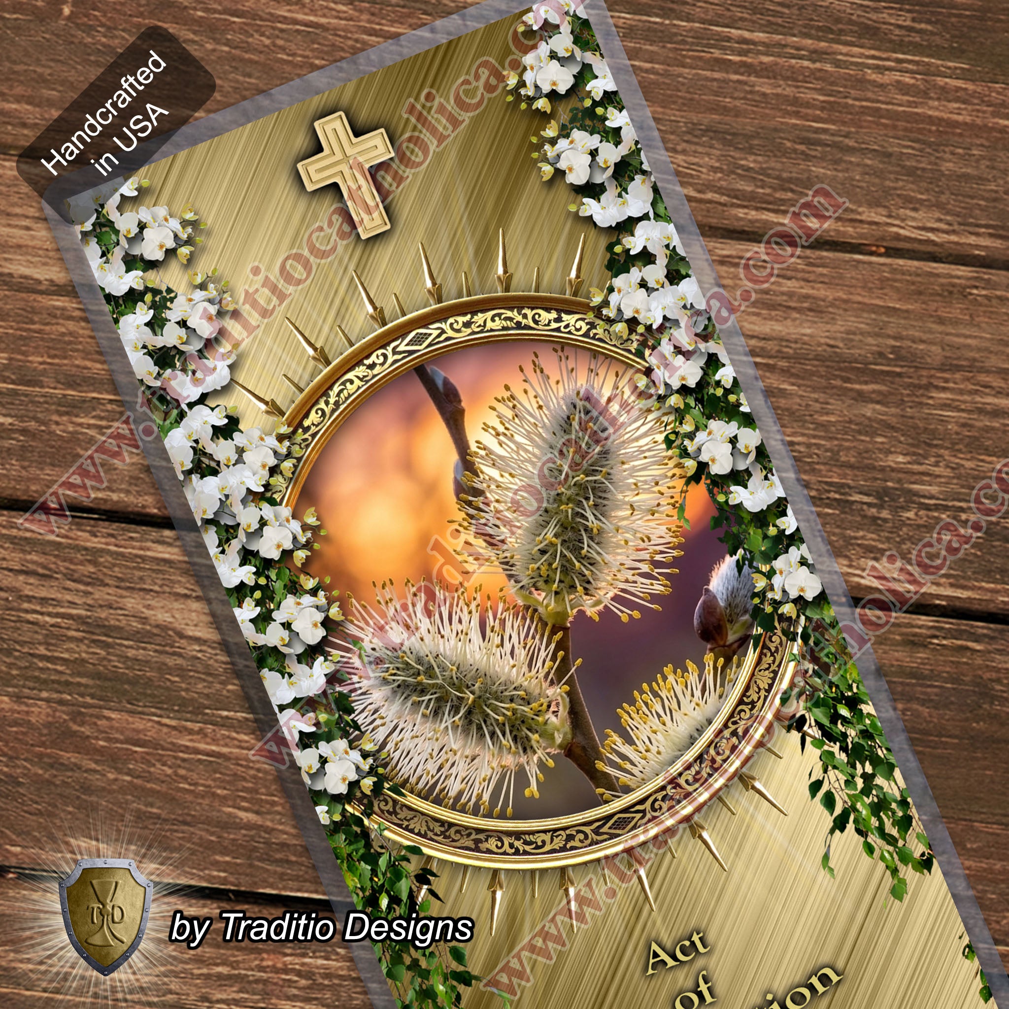 Act of Resignation | Holy Submission & Flexibility of Spirit | Laminated Floral Botanical Design