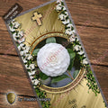 Act of Silence | Interior Stillness & Speechless Adoration | Laminated Floral Botanical Design