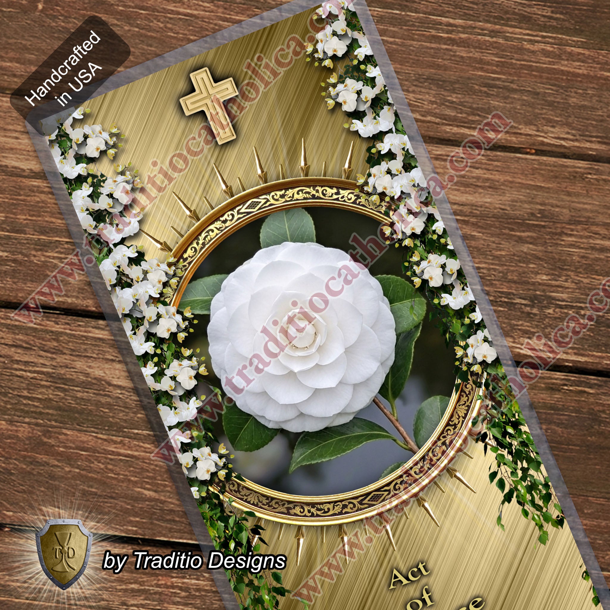Act of Silence | Interior Stillness & Speechless Adoration | Laminated Floral Botanical Design