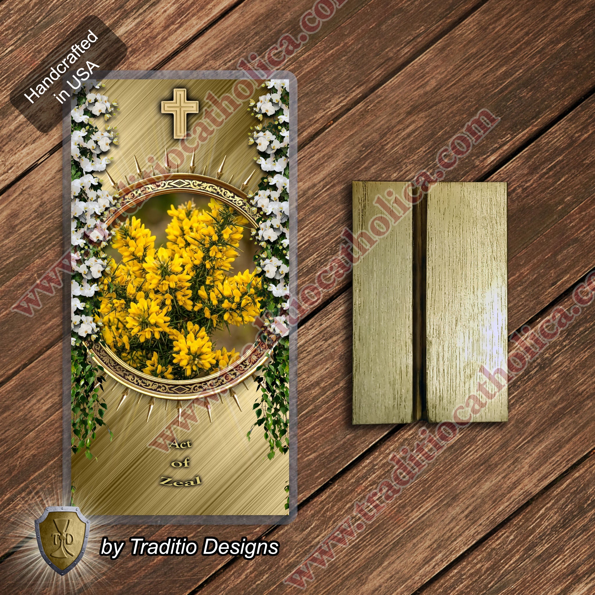Act of Zeal | The Consuming Fire of Divine Mission | Laminated Floral Botanical Design