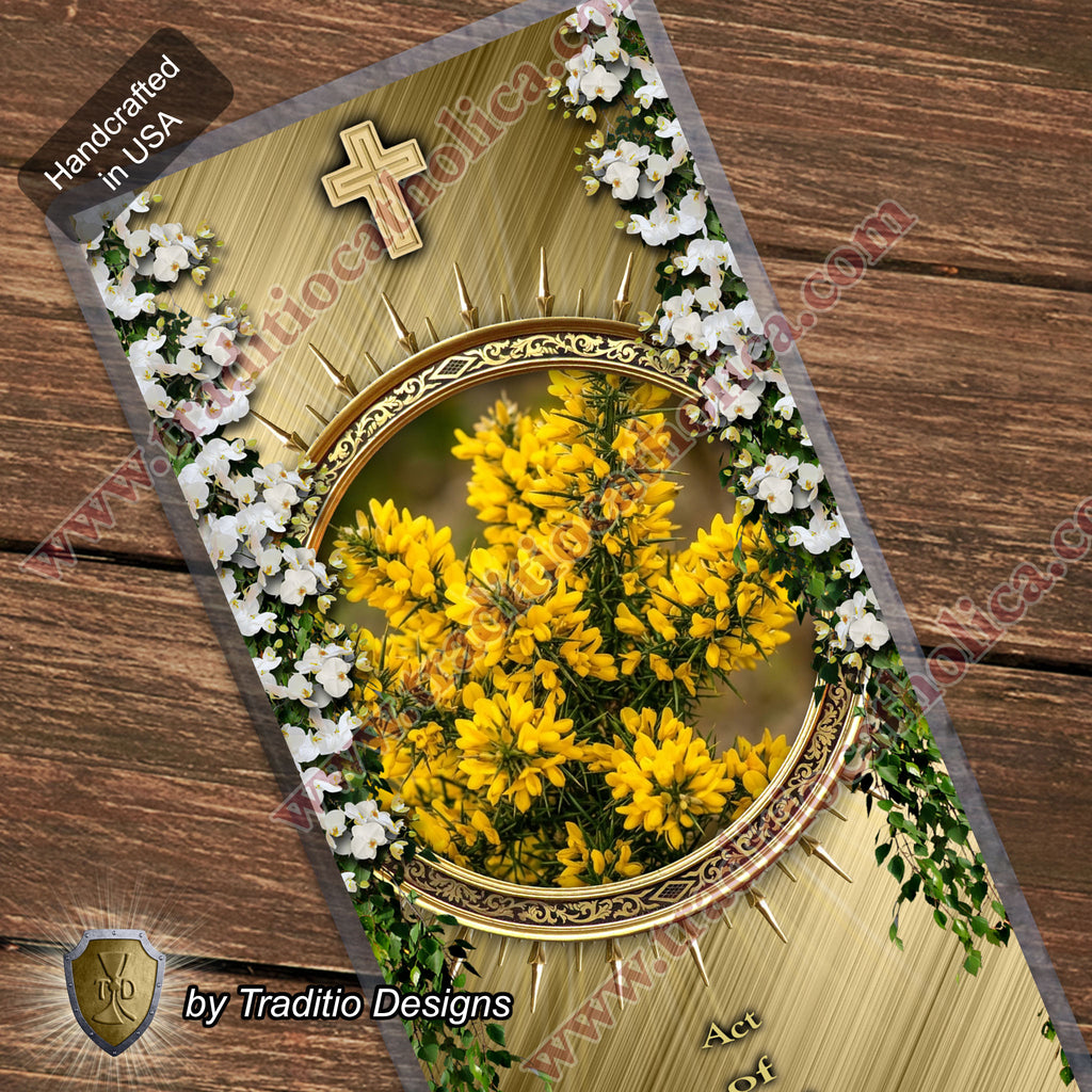 Act of Zeal | The Consuming Fire of Divine Mission | Laminated Floral Botanical Design