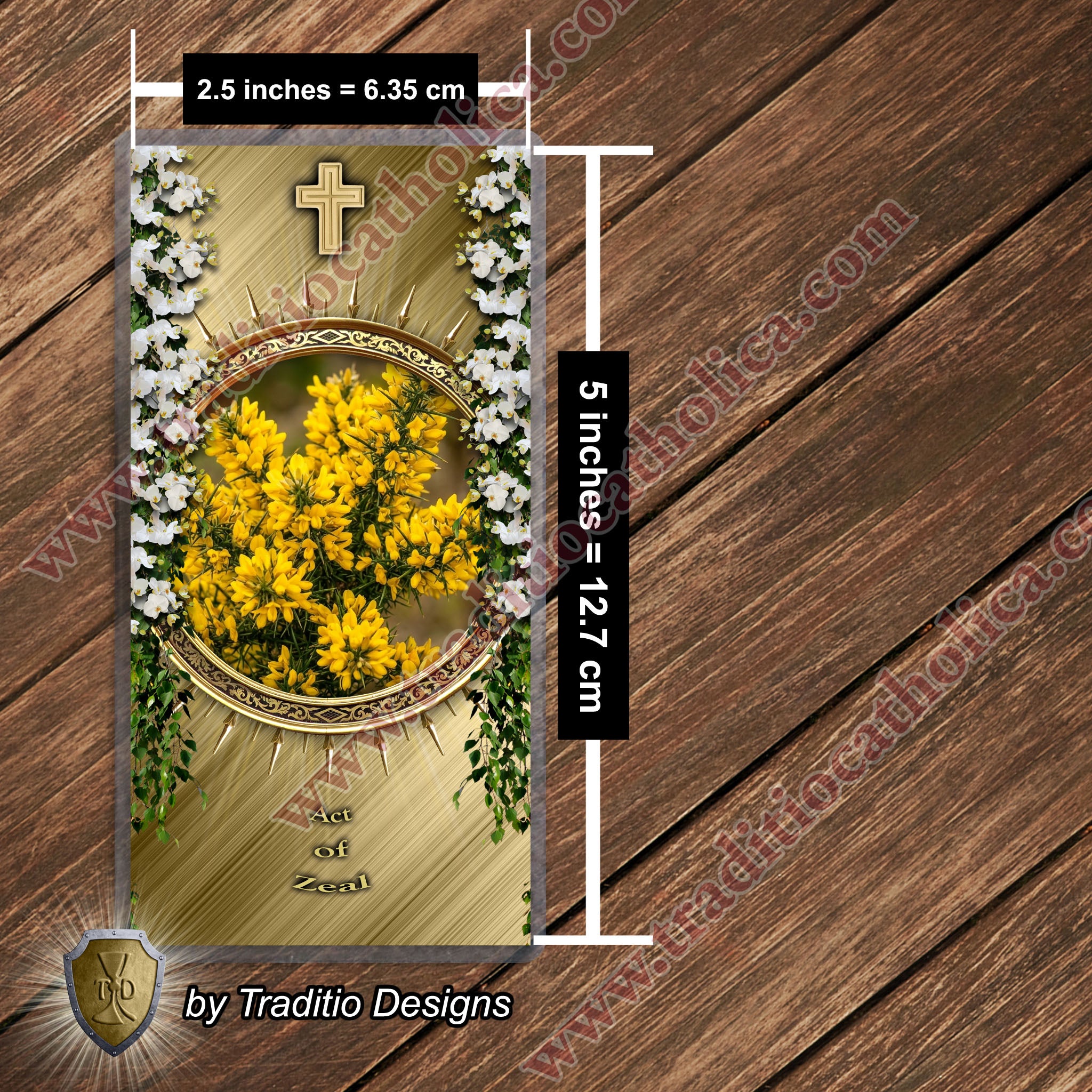 Act of Zeal | The Consuming Fire of Divine Mission | Laminated Floral Botanical Design