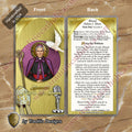 Bl. Fulton J. Sheen Prayer Card | Infant Health, Heart Relief & Broadcasters | Laminated Round Icon Design