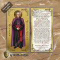 Bl. Fulton J. Sheen Prayer Card | Infant Health, Heart Relief & Broadcasters | Laminated Full Icon Design