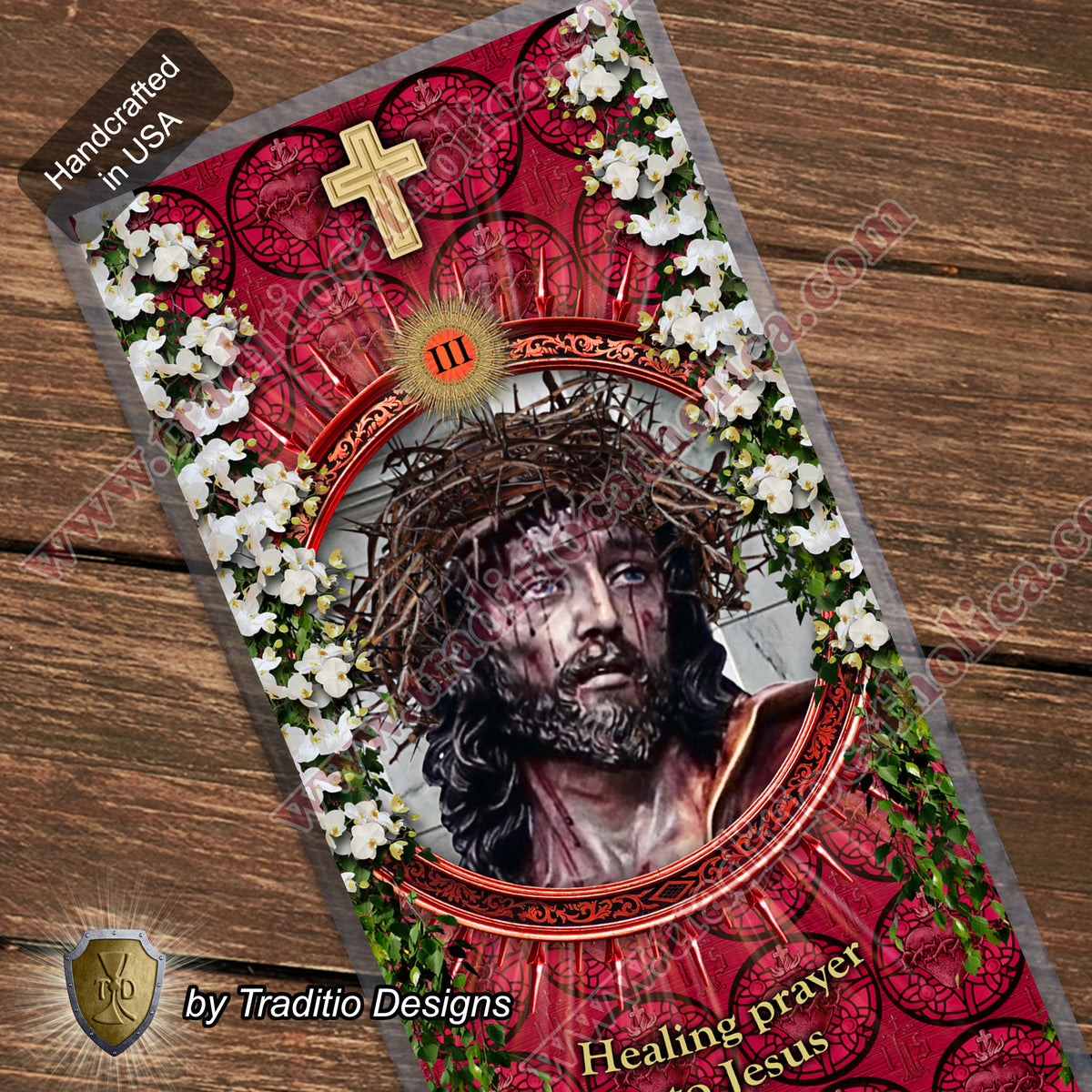 Jesus Christ Relic Prayer Card | Physical & Spiritual Healing | Catholic Holy Relic Card | 3rd Class Relic