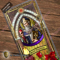 St. Augustine | Sore Eyes, Sore Throats & Recovery from Vice | Catholic holy relic card | 3rd Class Relic