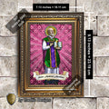 St. Andrew Avellino Framed Print (Full Stained Glass) Patron of Stroke Victims - 15 Framing Options