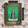 St. Maria Goretti Framed Print (Full Stained Glass) Patroness of Purity - 15 Framing Options