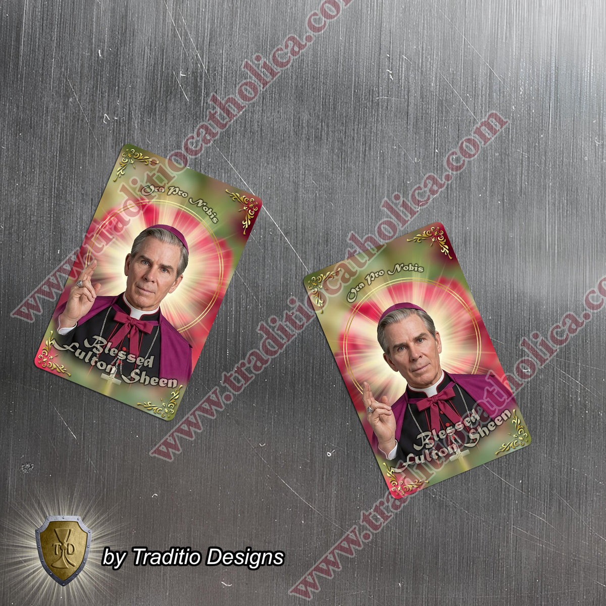 Bl. Fulton J. Sheen Flexible Rectangular Magnet | Face Design Edition | 2.5 x 4-inch Devotional Art