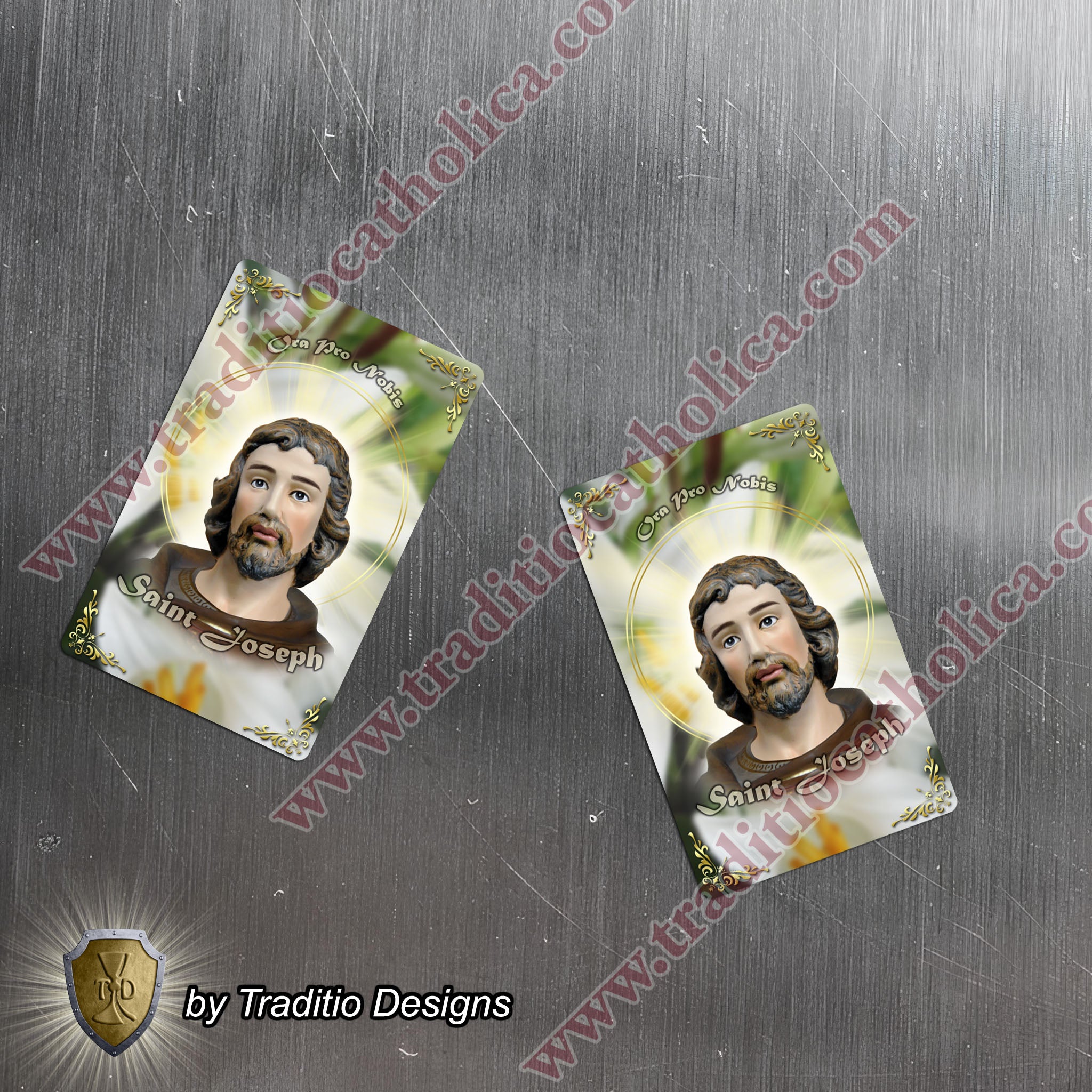St. Joseph Flexible Rectangular Magnet | Face Design Edition | 2.5 x 4-inch Devotional Art