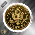 US Army Emblem Flexible Round Magnet | Full Color Edition | 3.5-inch