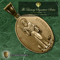 The St. Benedict Medal 18K Gold Plated Pendant | The Deliverance | Traditio Designs Exclusive