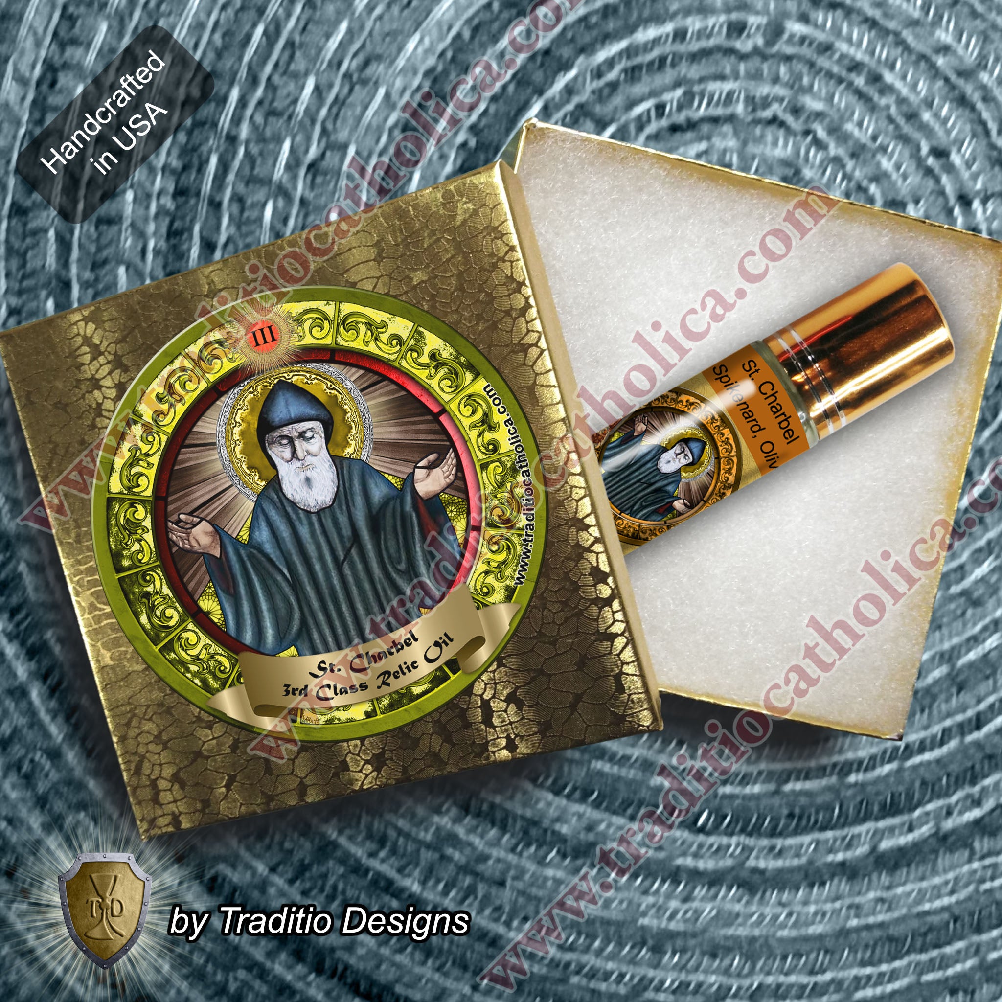 St. Charbel Relic Anointing Oil | Healing & Miracles | Oil or Card Set