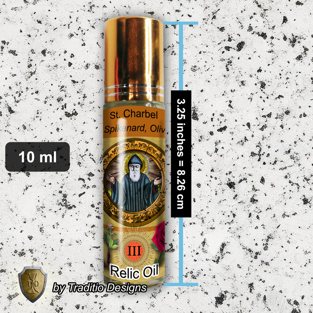 St. Charbel Relic Anointing Oil | Healing & Miracles | Oil or Card Set