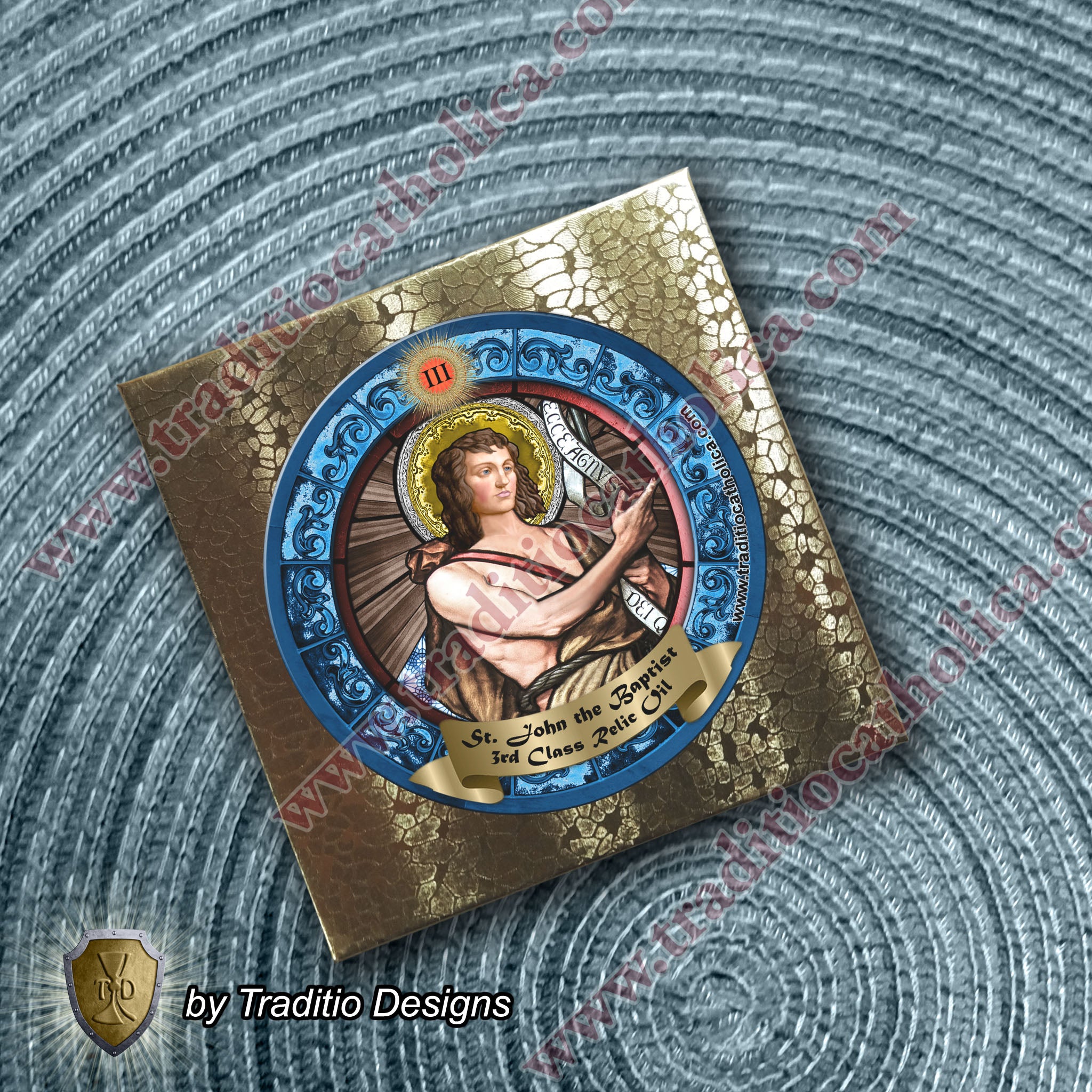 St. John the Baptist Relic Anointing Oil | Epilepsy, Convulsions & Headaches | Oil or Card Set