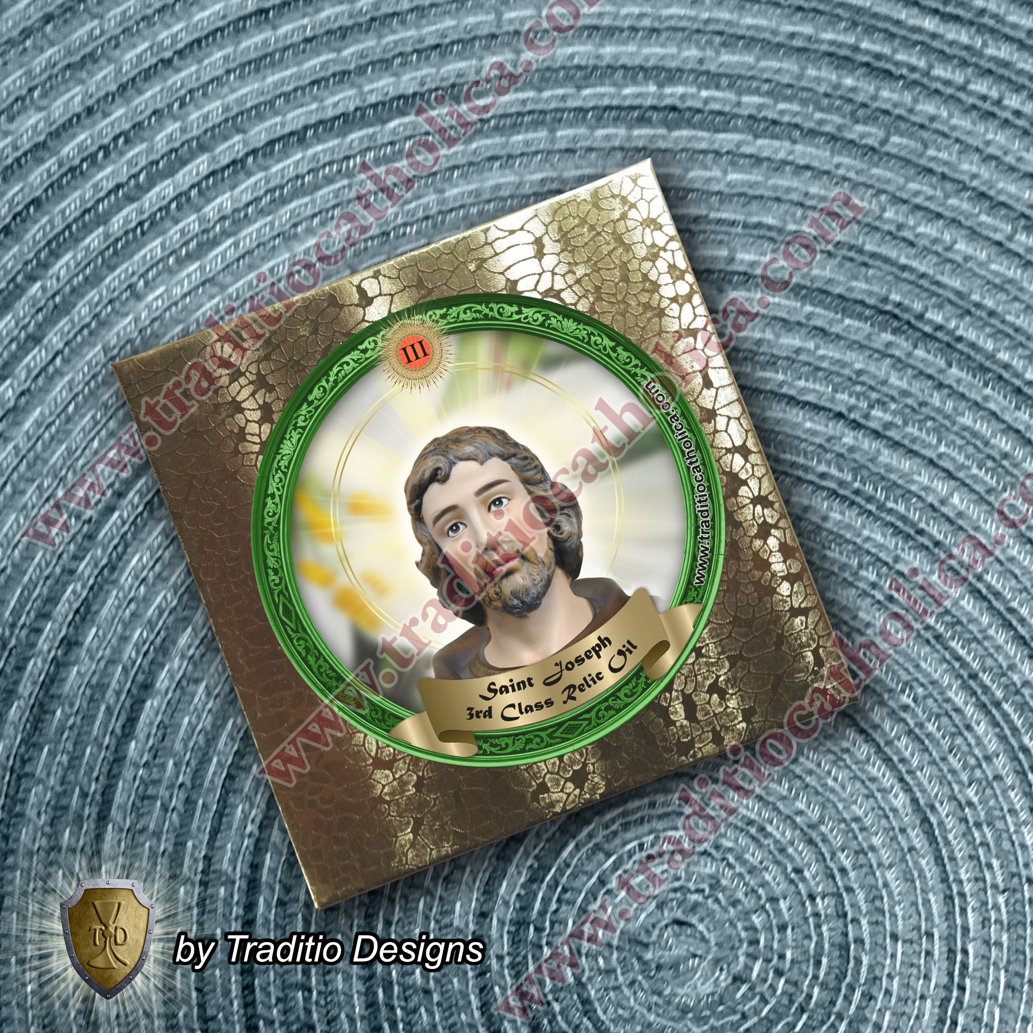 St. Joseph Relic Anointing Oil | Lung Issues, Eye Ailments & Happy Death | Oil or Card Set