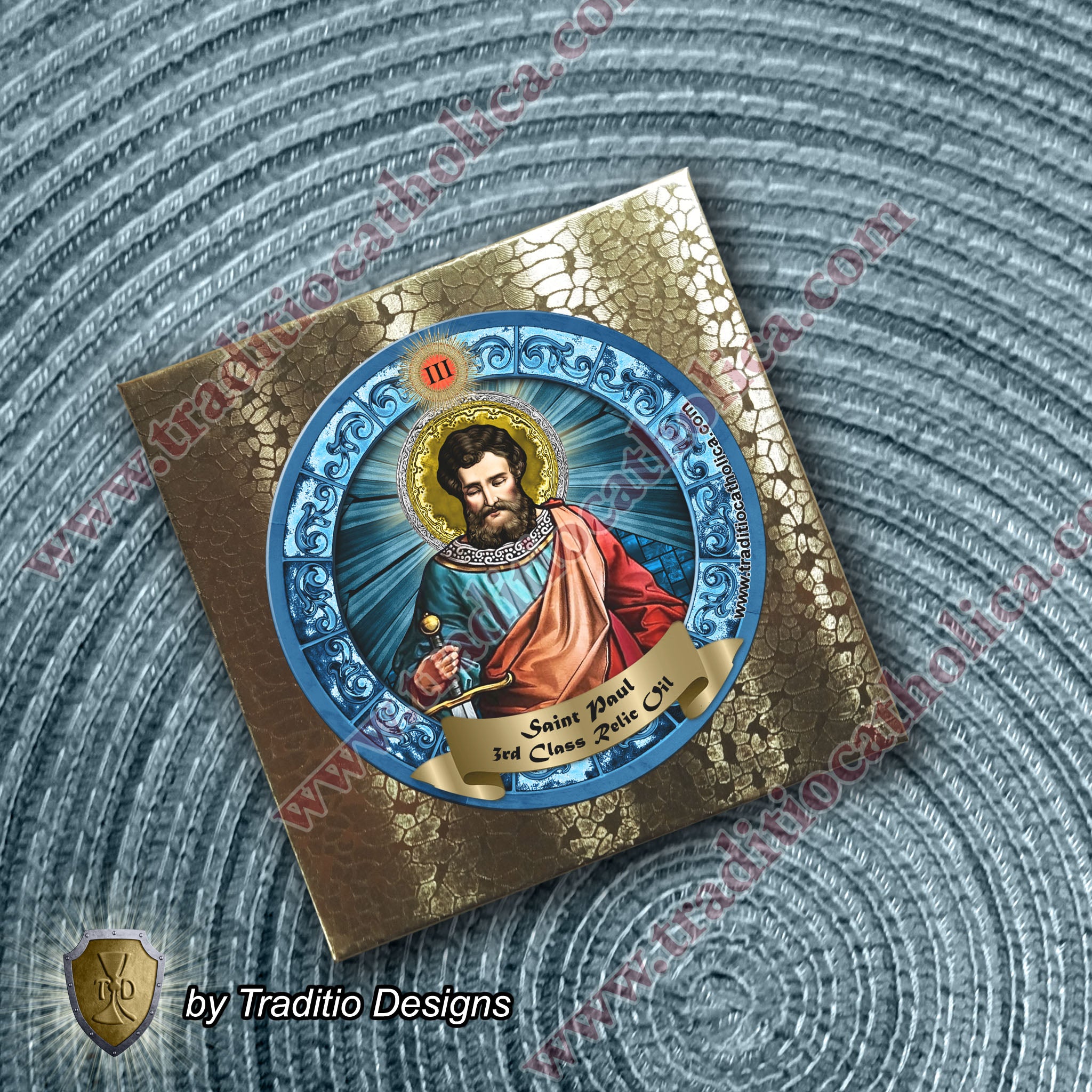 St. Paul the Apostle Relic Anointing Oil | Snake Bites, Blindness & Epilepsy | Oil or Card Set