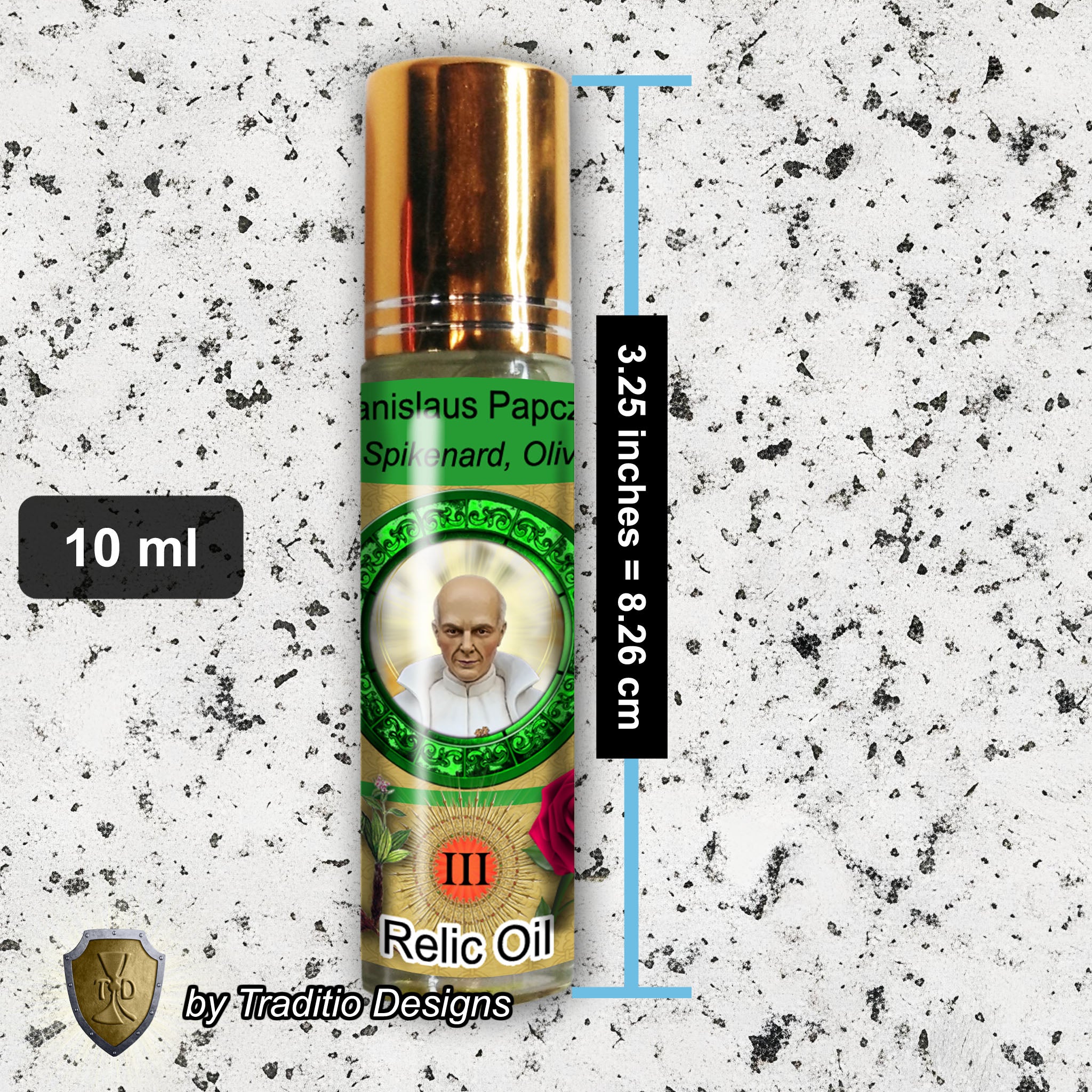 St. Stanislaus Papczynski Relic Anointing Oil | Unborn Protection & Learning Disabilities | Oil or Card Set
