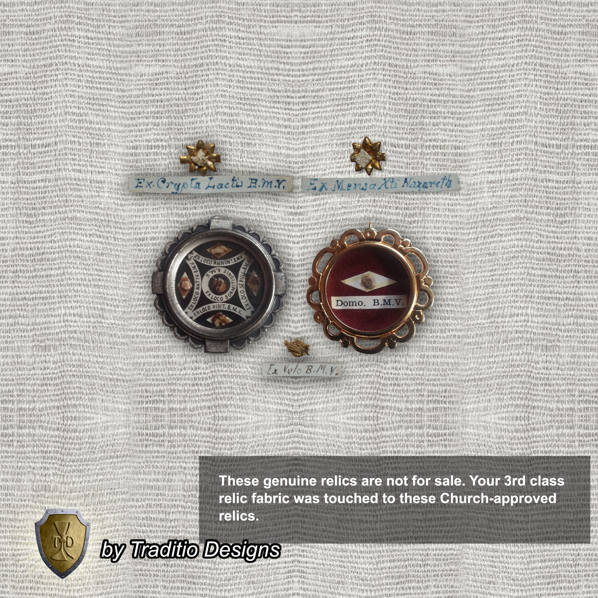 Mother of Our Savior Relic Anointing Oil | Touched to 9 Blessed Mother Relics | Oil or Card Set