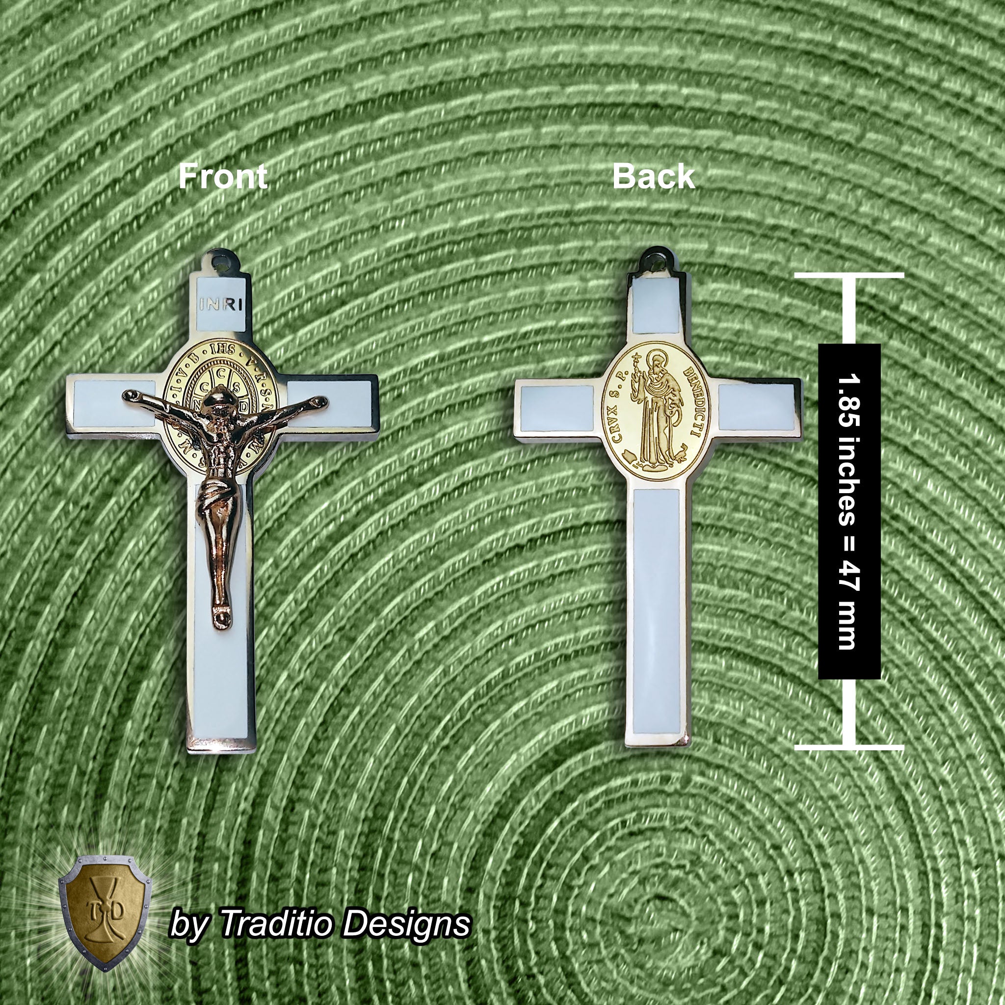 St. Maria Goretti Limited Edition Royal Relic Rosary | 18K Rose & Alabaster White Gold | Purity & Forgiveness | Cracked Crystal & White Jade | 3rd Class Relic