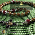 Scourging of Jesus Limited Edition Royal Relic Rosary | 18K Gold Plated | Physical & Spiritual Healing, Strength & Salvation | Picture Jasper & Imperial Jasper | 3rd Class Relic