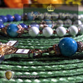 Our Lady of the Miraculous Medal Limited Edition Royal Relic Rosary | 18K Rose Gold | Unexpected Miracles, Protection & Divine Graces | Aventurine & Larimar Quartz | 3rd Class Relic