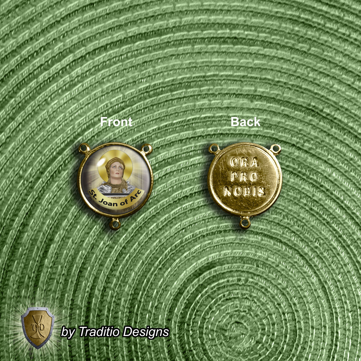 St. Joan of Arc Royal Rosary | Limited Edition | 18K Gold Plated & Semi-precious Stones